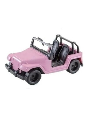 Auto Jeep Barbie Rosa Con Red Mini Play 716R